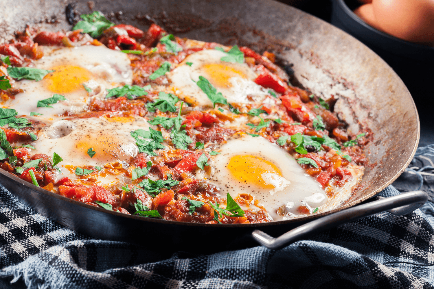 Shakshuka (Šakšuka) – Večeře z pánve